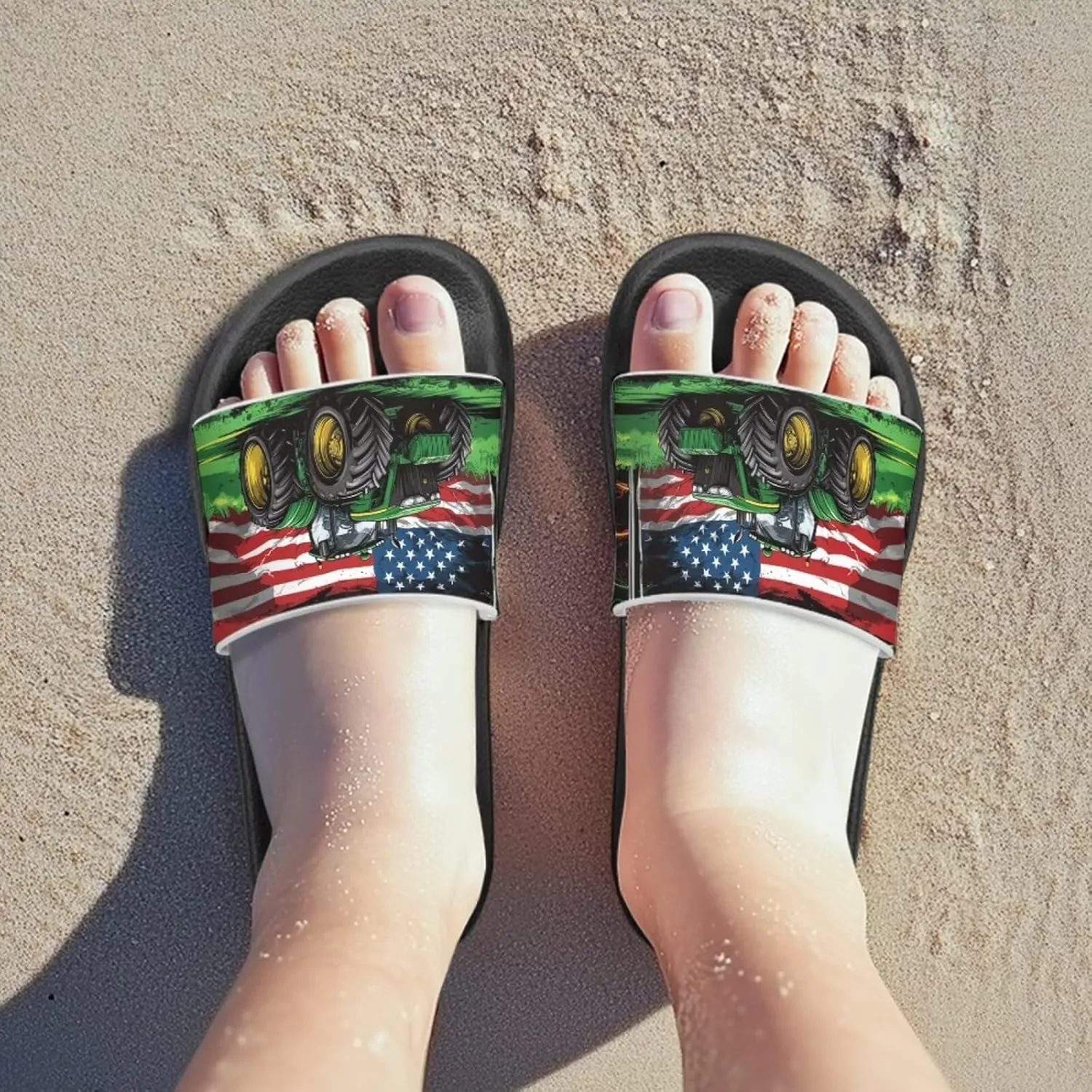 Boys Slides Cool Animal Cloud Slides for Kids Summer House Slippers Beach Sandals