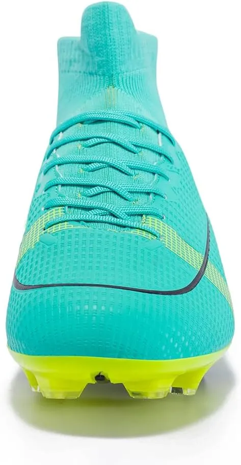 breooes Men’s Soccer Cleats Football Boots Professional Training Turf Mens Outdoor Indoor Sports Athletic Big Boy's Fashion Sneaker