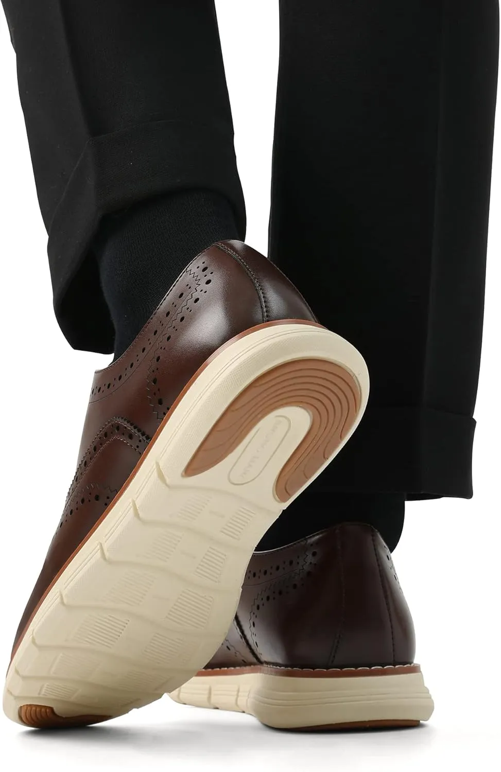 Bruno Marc Men's Crossflex Dress Sneakers Casual Oxford Formal Shoes