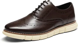 Bruno Marc Men's Crossflex Dress Sneakers Casual Oxford Formal Shoes