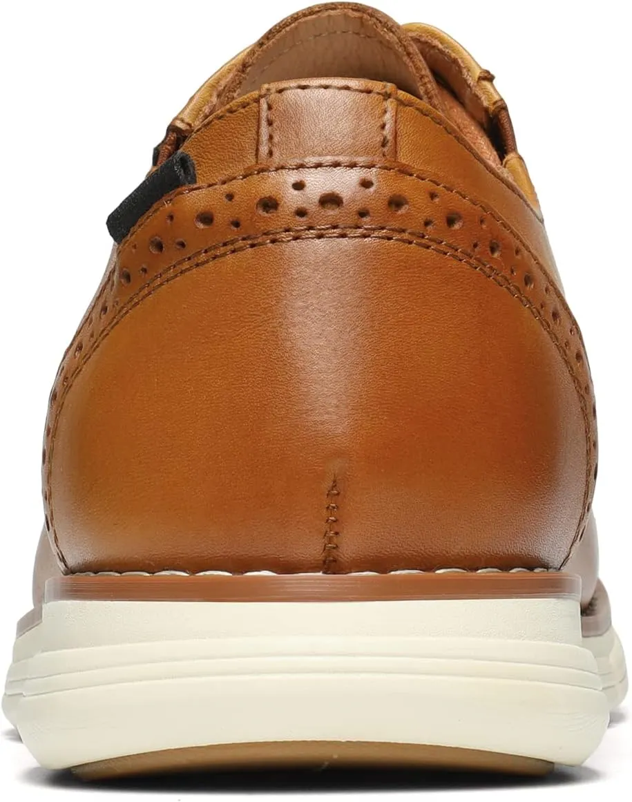 Bruno Marc Men's Crossflex Oxford Dress Sneakers Casual Leather Dress Shoes