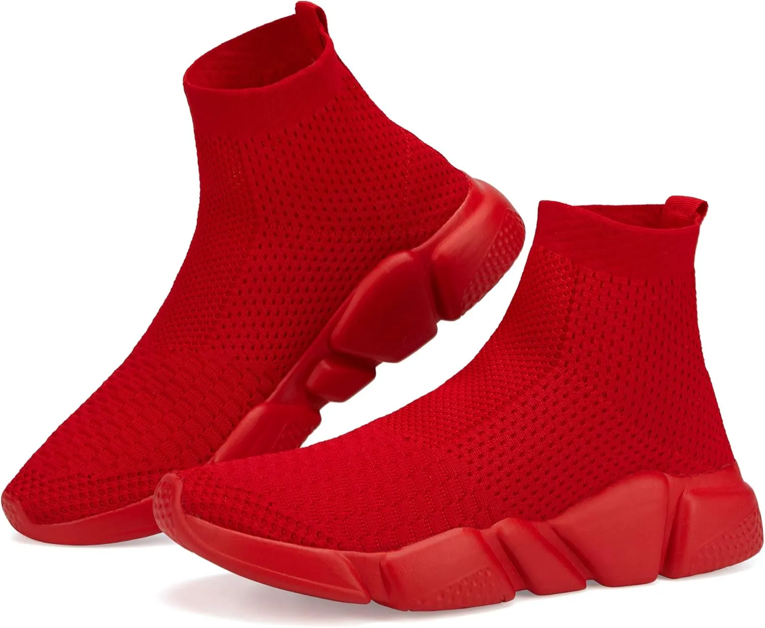 Casbeam Men's Running Knit Comfortable Lightweight Breathable Casual Sports Shoes Fashion Sneakers Slip-On Walking Shoes