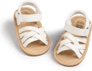 CENCIRILY Infant Baby Girls Boys Sandals Summer Beach Outdoor Bowknot Soft Rubber Sole Toddler Princess Dress Flats Walking Shoes