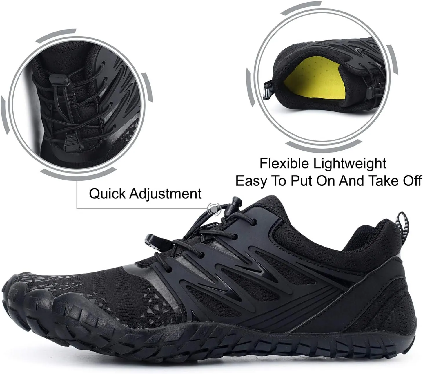 Centipede Demon Swim Water Shoes for Women Men Quick Dry Barefoot Aqua Sneakers Shoe for Beach Hiking Diving Boating River Outdoor Water Sports