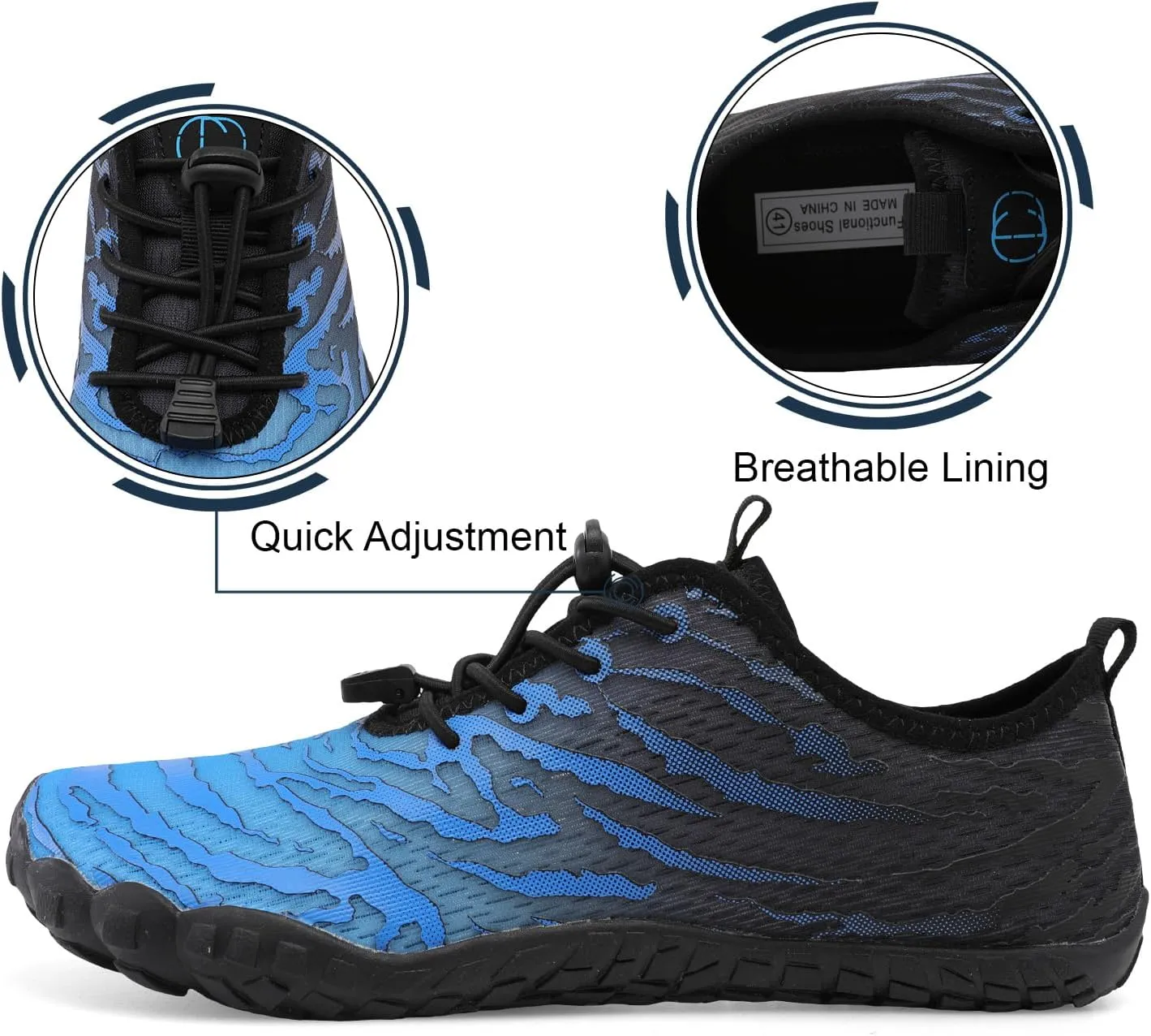 Centipede Demon Swim Water Shoes for Women Men Quick Dry Barefoot Aqua Sneakers Shoe for Beach Hiking Diving Boating River Outdoor Water Sports