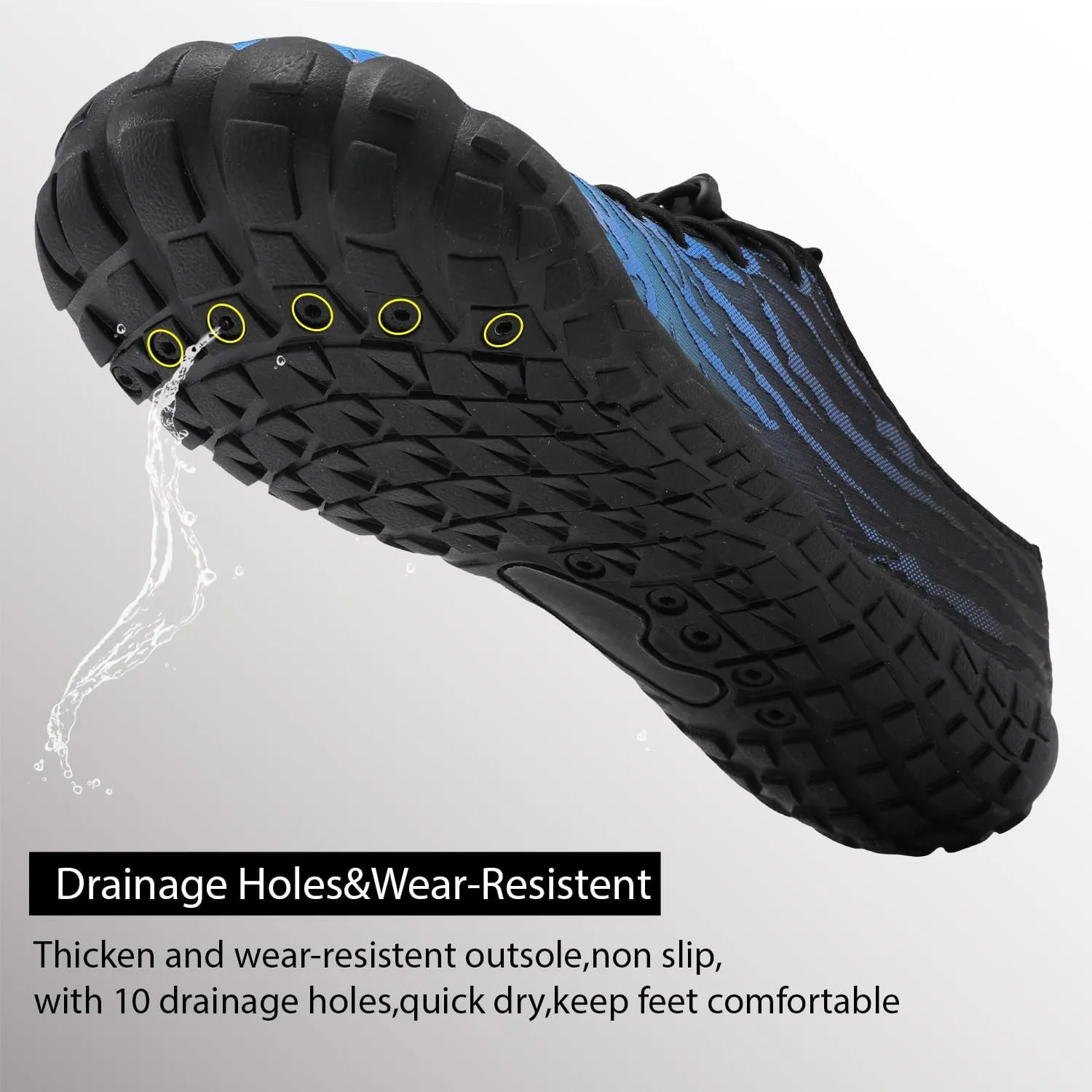 Centipede Demon Swim Water Shoes for Women Men Quick Dry Barefoot Aqua Sneakers Shoe for Beach Hiking Diving Boating River Outdoor Water Sports