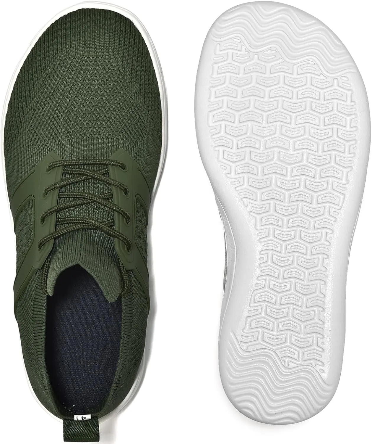 CFVKPT Mens Barefoot Dress Shoes Wide Toe Box Slip On Oxfords Running Sneakers Size 6.5-12