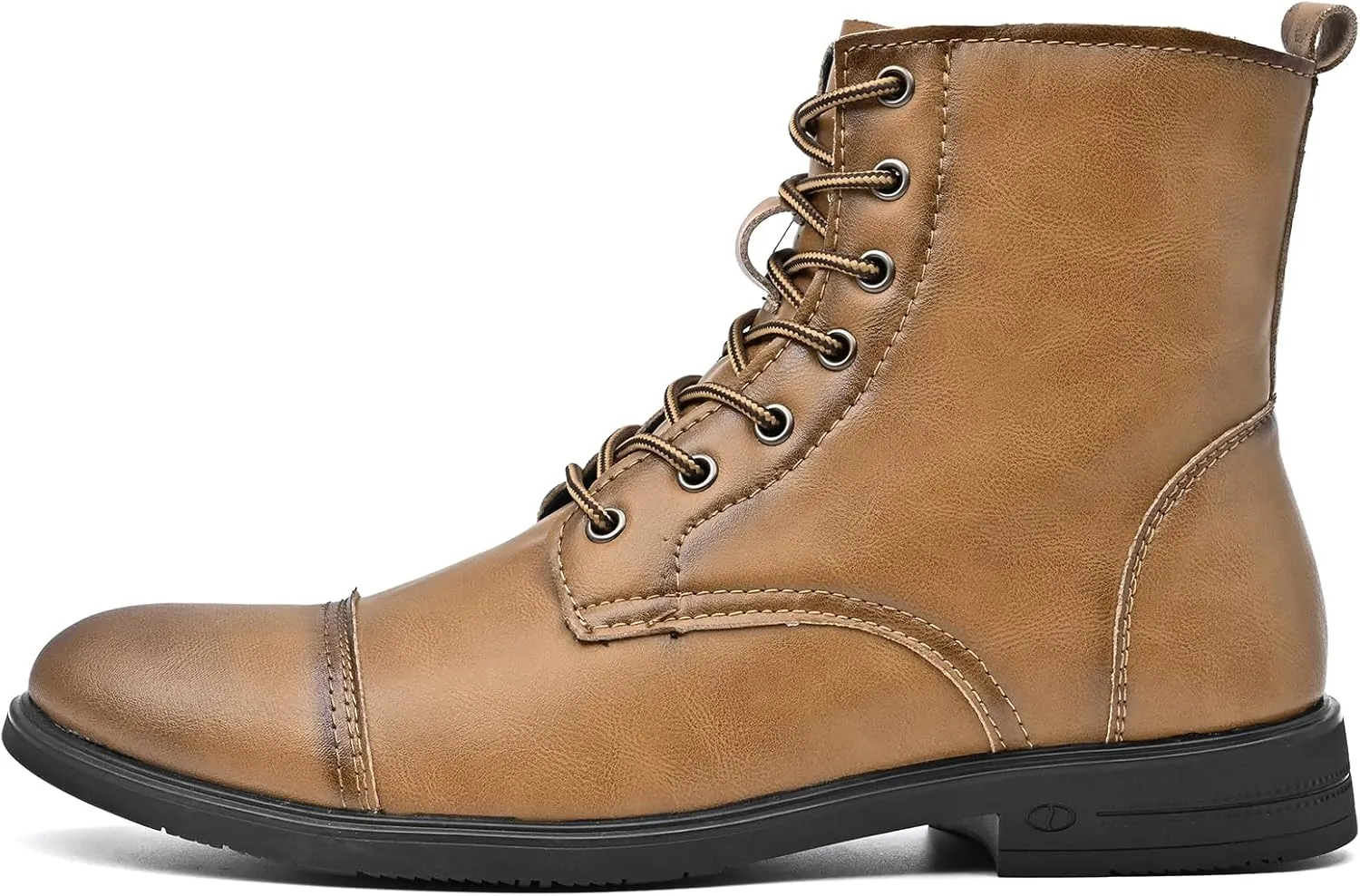 Chukka Boots Casual Fashion Oxford Dress Boots Leather Lace Up Desert Ankle Boots Classic For Men Lightweight Anti Slip