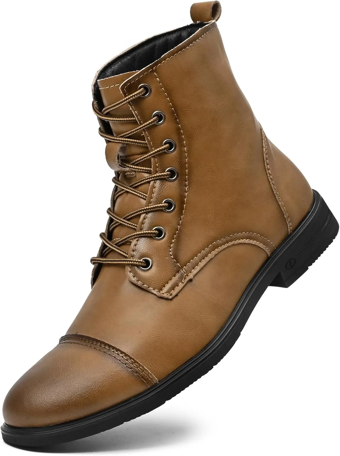 Chukka Boots Casual Fashion Oxford Dress Boots Leather Lace Up Desert Ankle Boots Classic For Men Lightweight Anti Slip