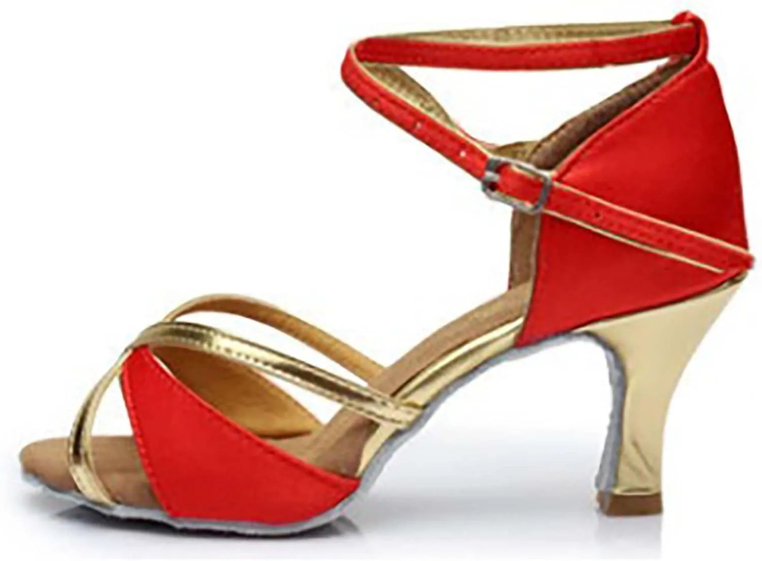 Chunky Block Heel Sandals for Women Open Toe Ankle Strap Comfortable Wedding Party Dress Shoes