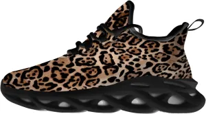 Ciadoon Leopard Shoes for Men Women Road Running Shoes Walking Tennis Sneakers Athletic Jogging Shoes Gifts