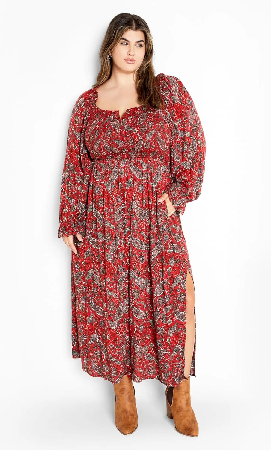 City Chic Women's Plus Size Dress Aurelia PRT