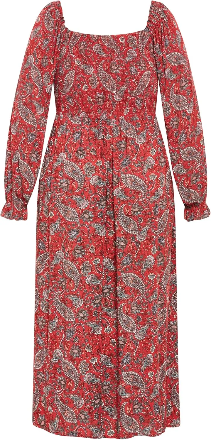 City Chic Women's Plus Size Dress Aurelia PRT