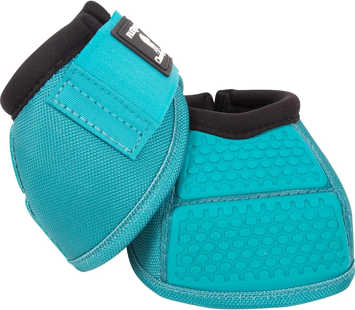 Classic Equine Flexion No Turn Bell Boot Aqua Large