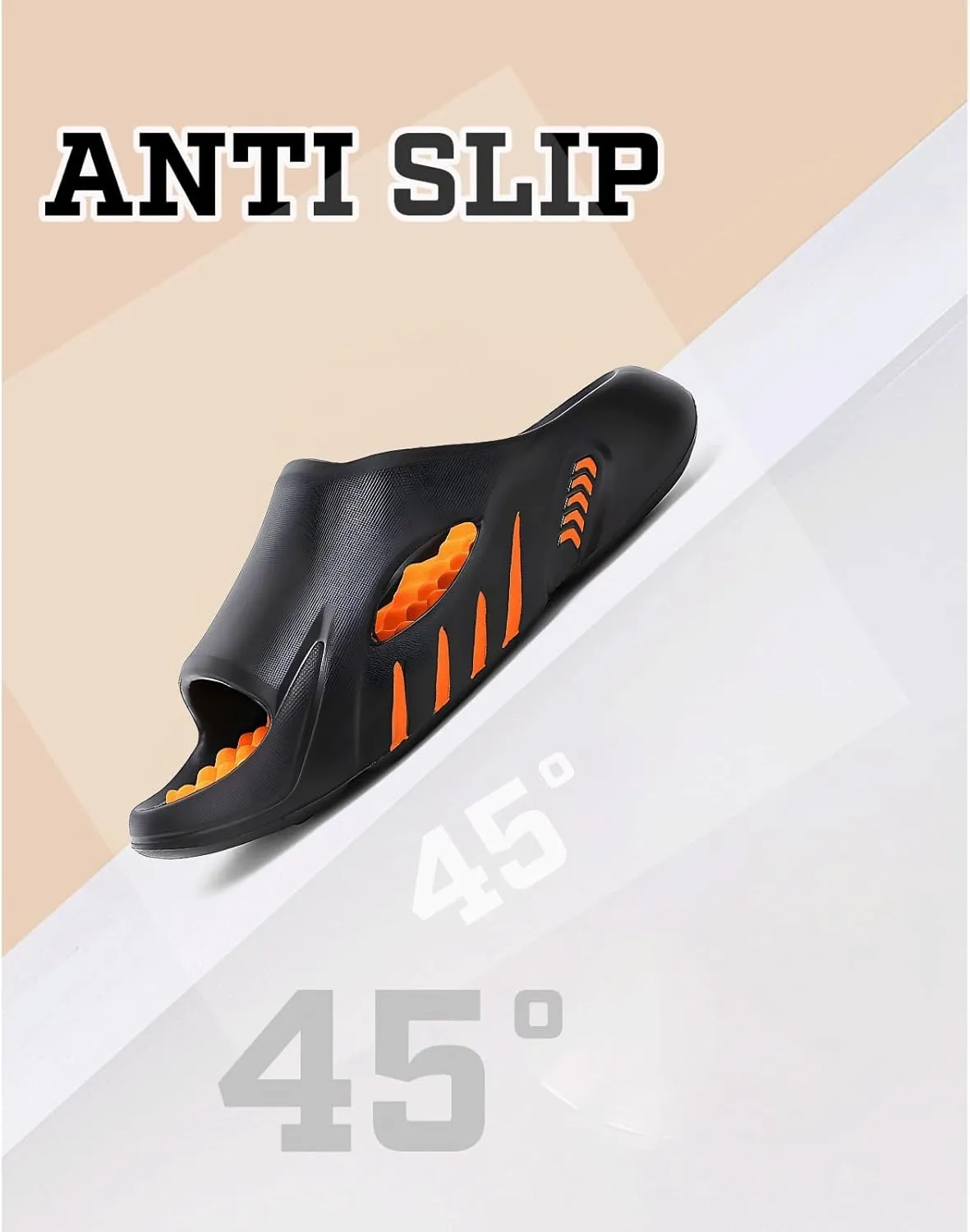 Cloud Slides for Women Men Cool Pillow Slippers Non-Slip Shower Bath Platform Foam Sandals for Indoor Outdoor House Pool