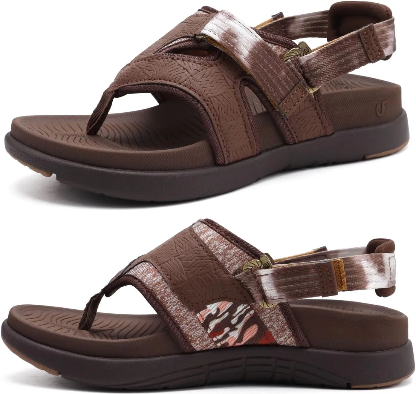 COFACE Flip Flops Sandals for Women Ladies Lightweight Athletic Soft Cushion Walking Sandals Orthotic Orthopedic Thong Sandals With Comfortable Arch Support Outdoor Beach Summer (US Size 6-12)