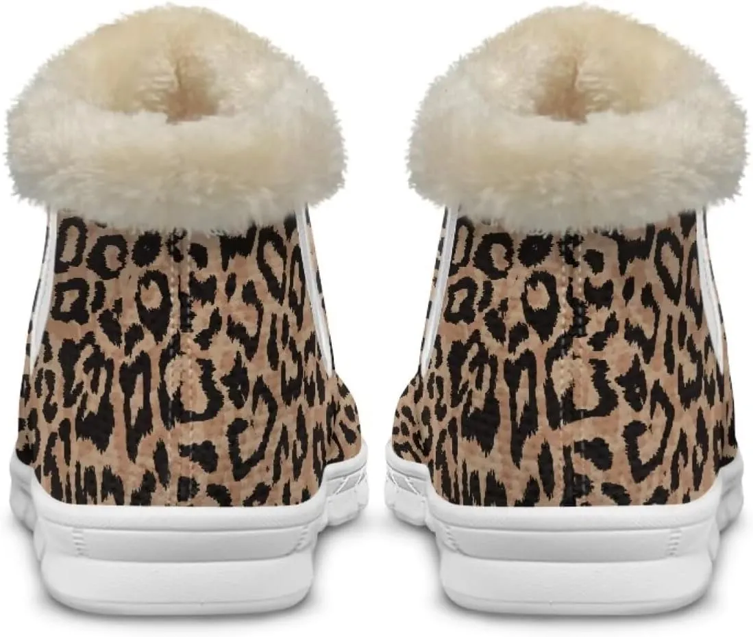 Coloranimal Womens Booties Winter Boots Womens Fuzzy Boots Winter Shoes Warm Fur Lined Snow Boots Ankle Boots Anti Skid Walking Boots