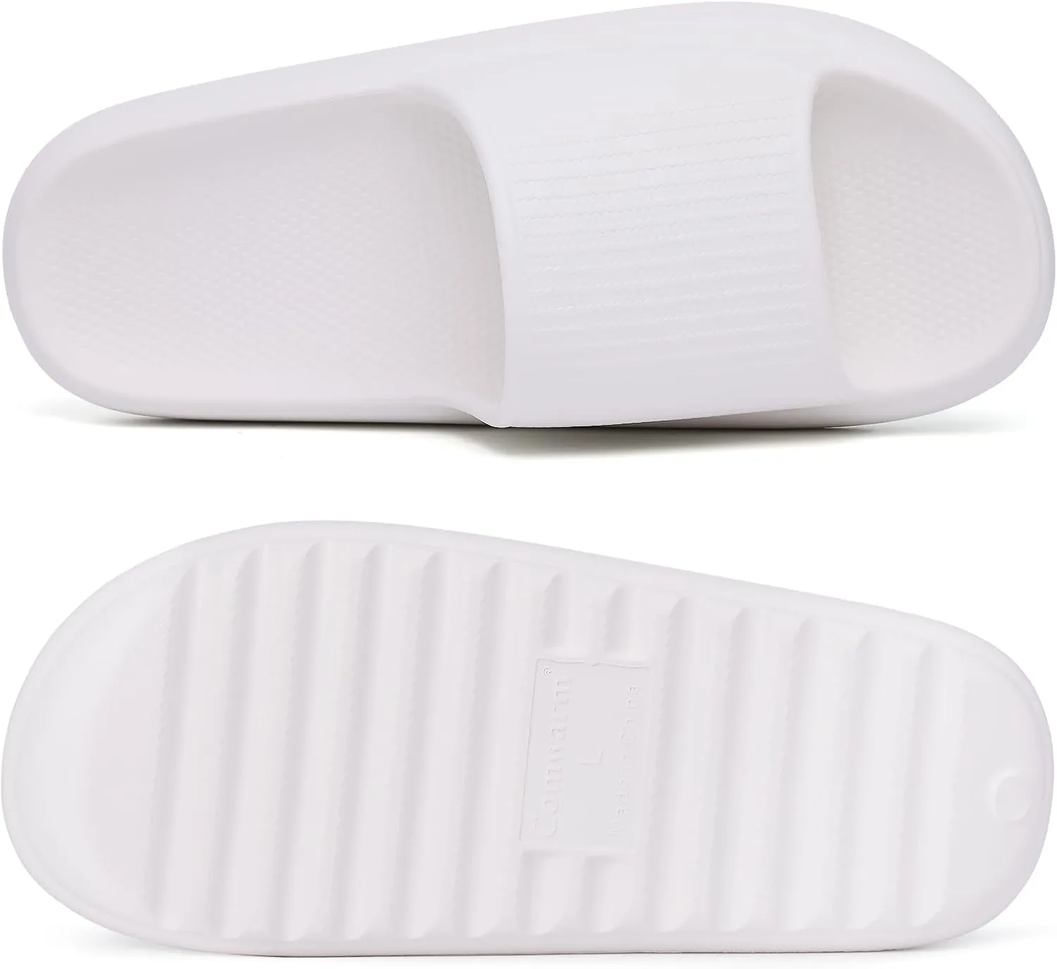 Comwarm Cloud Slide Sandals for Women Men Ultra Comfort Recovery Pillow Slippers Soft Summer Beach Shoes with Low Arch Support