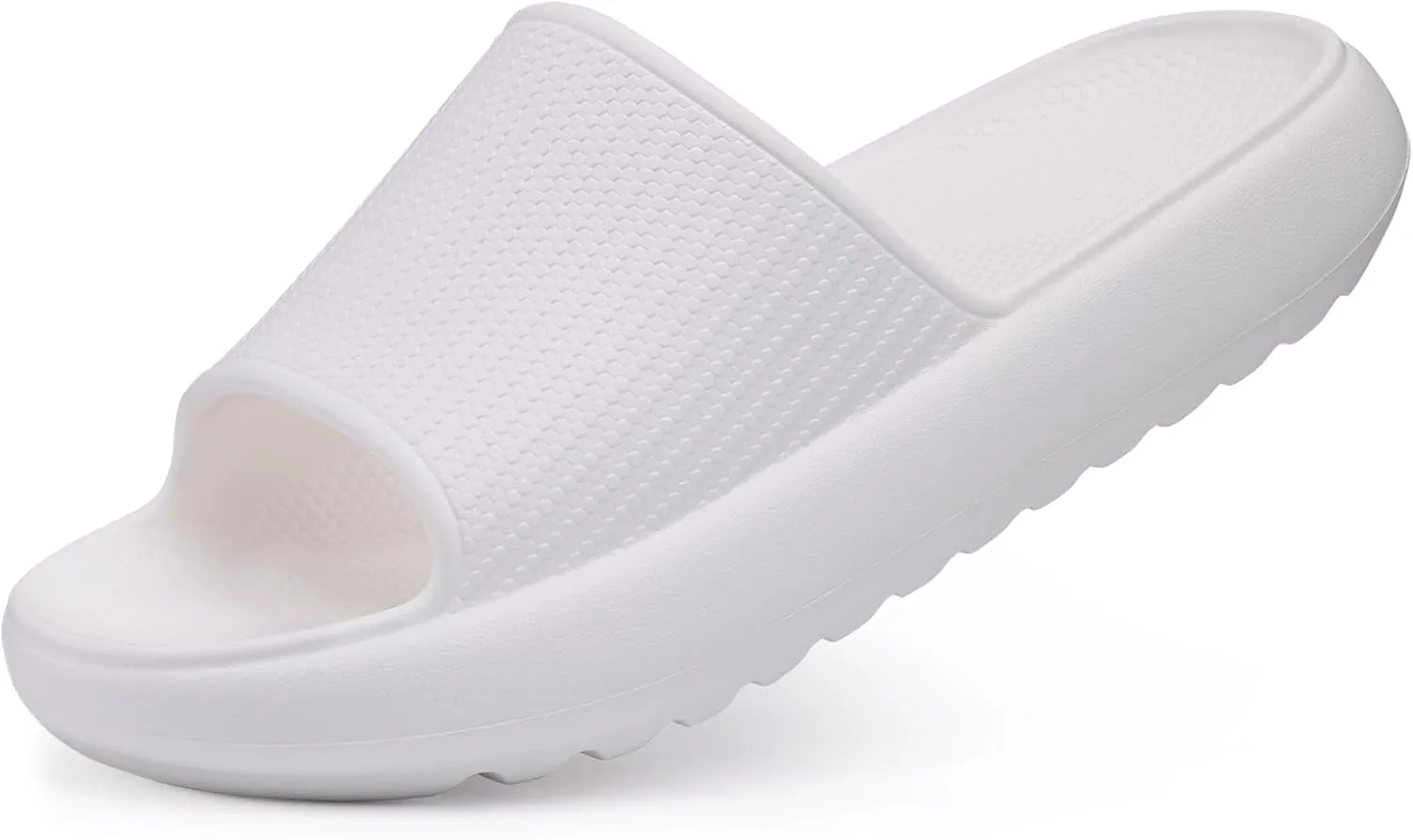 Comwarm Cloud Slide Sandals for Women Men Ultra Comfort Recovery Pillow Slippers Soft Summer Beach Shoes with Low Arch Support