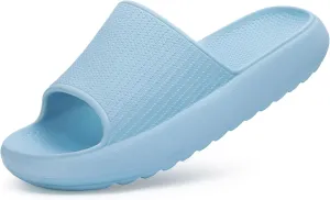 Comwarm Cloud Slide Sandals for Women Men Ultra Comfort Recovery Pillow Slippers Soft Summer Beach Shoes with Low Arch Support