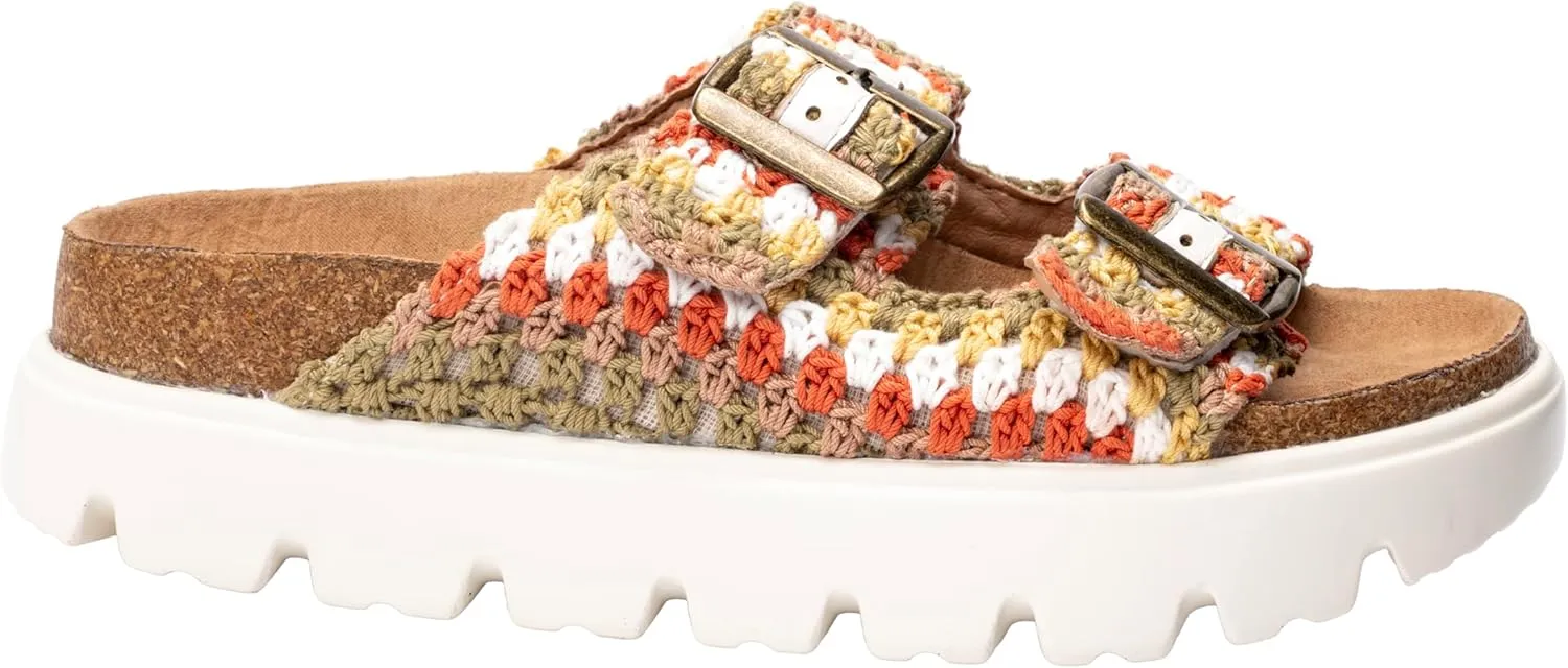 Corkys Footwear Hey Girl Womens 1 inch Rumor Has It Platform Sandals, Featuring Two Adjustable Buckles, A soft Footbed, And A Lug Outsole, Perfect For Summer