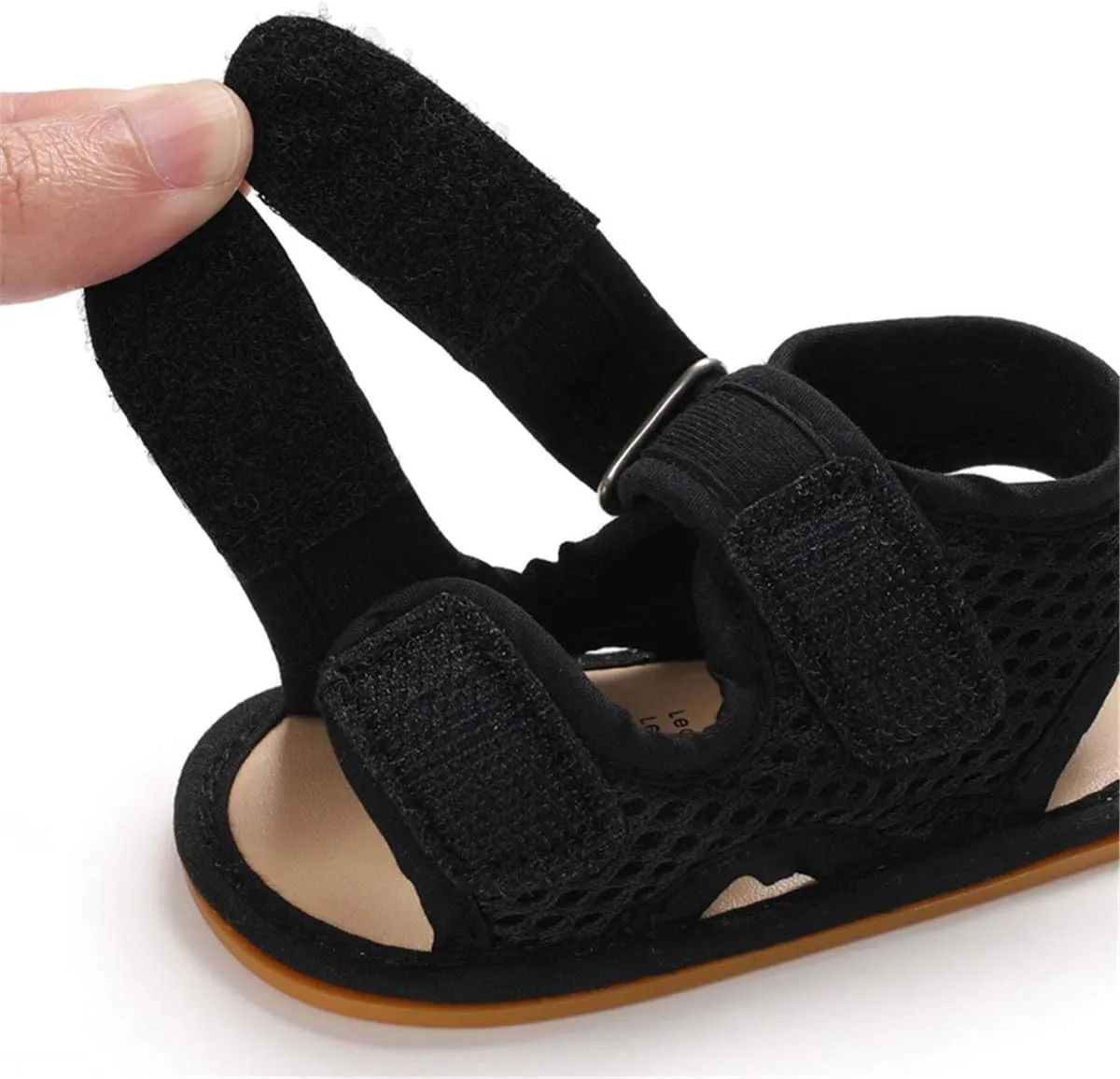 COSANKIM Infant Baby Boys Girls Summer Sandals Non Slip Soft Sole Toddler First Walker Crib Shoes (0-18 Months)
