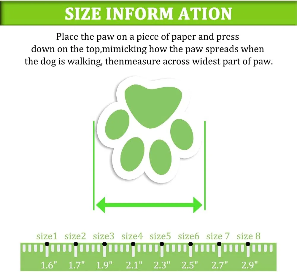 CovertSafe& Dog Boots for Dogs Non-Slip, Waterproof Dog Booties for Outdoor, Dog Shoes for Medium to Large Dogs 4Pcs with Rugged Sole Grey-Green