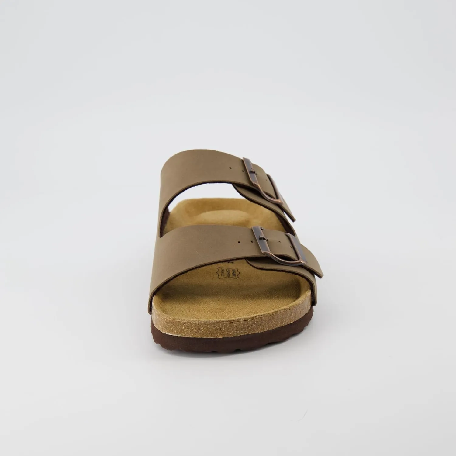 CUSHIONAIRE Men's Lane Cork Footbed Sandal with  Comfort, Arch Support, Adjustable Straps - Comfortable Slide Sandals for Walking, Casual Summer Footwear