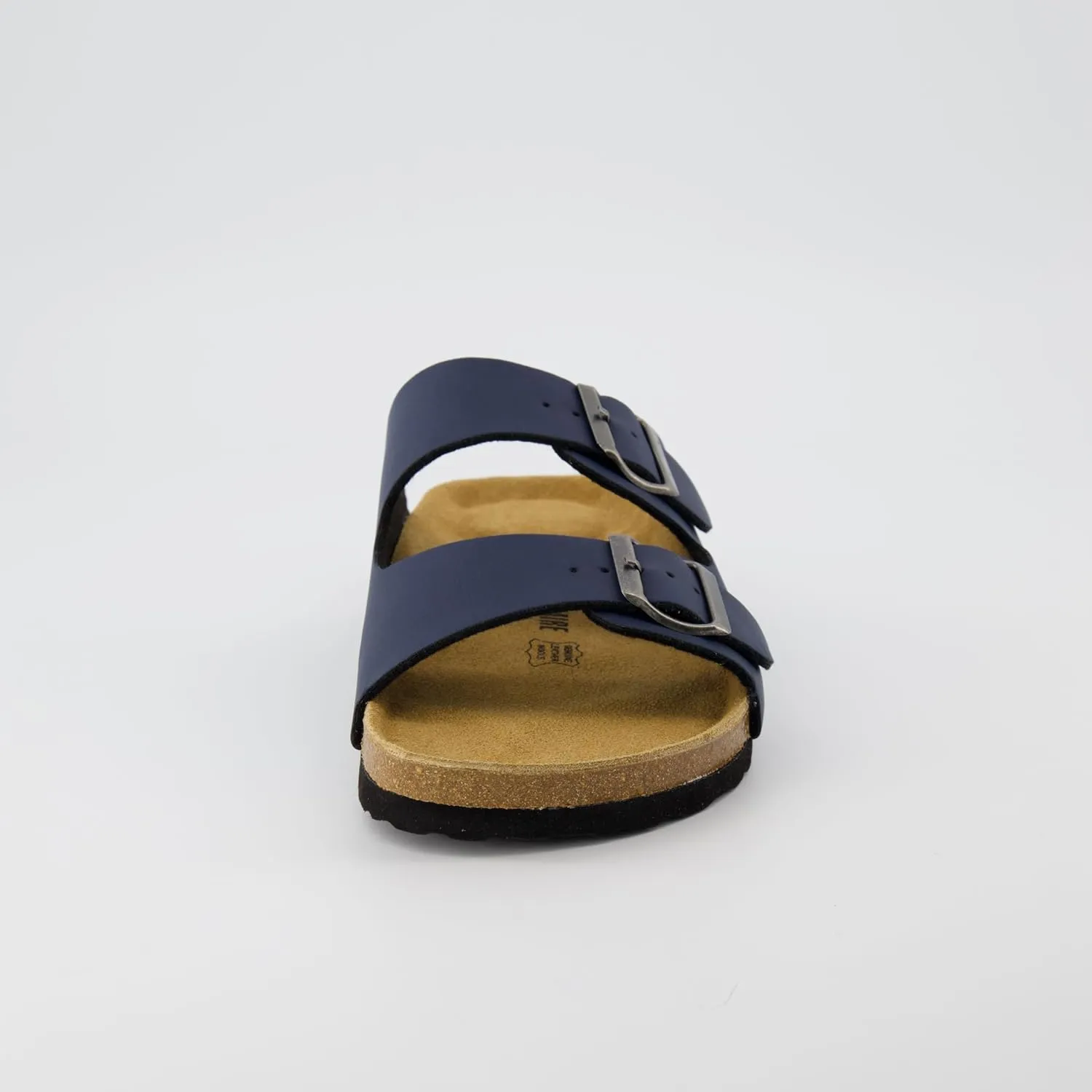 CUSHIONAIRE Men's Lane Cork Footbed Sandal with  Comfort, Arch Support, Adjustable Straps - Comfortable Slide Sandals for Walking, Casual Summer Footwear