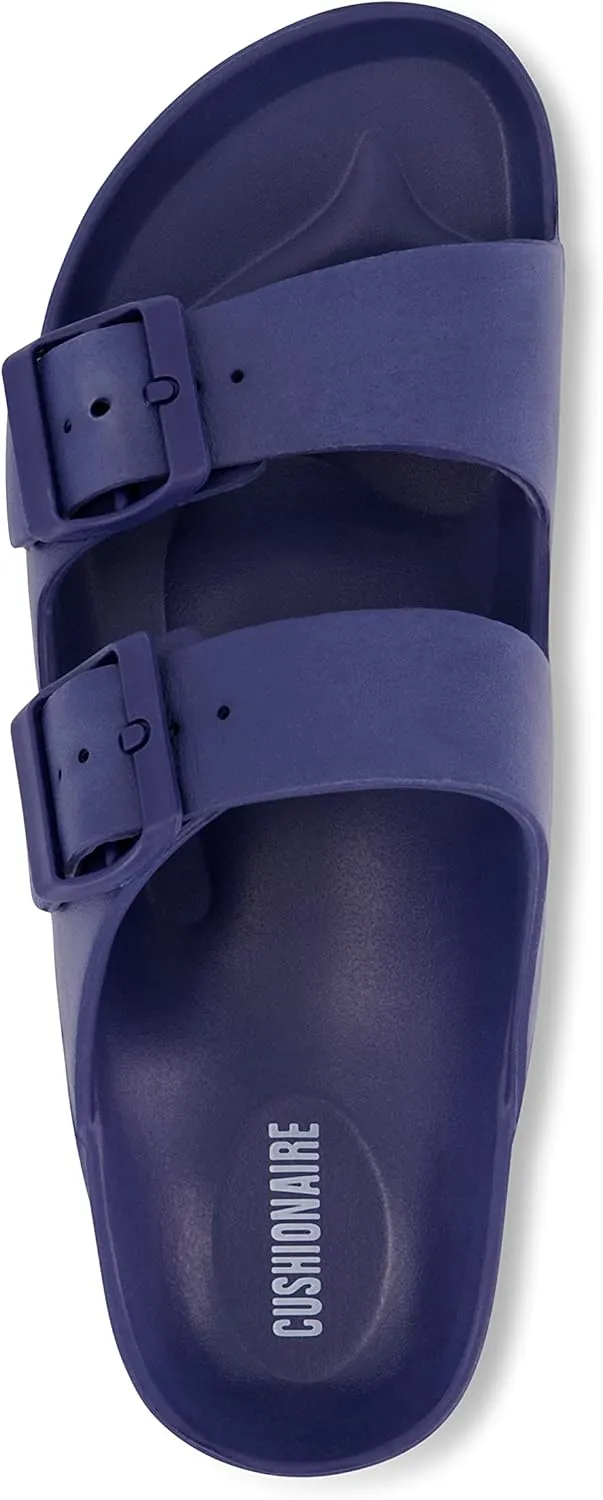 CUSHIONAIRE Women's Emily EVA comfort footbed Sandal with  Comfort