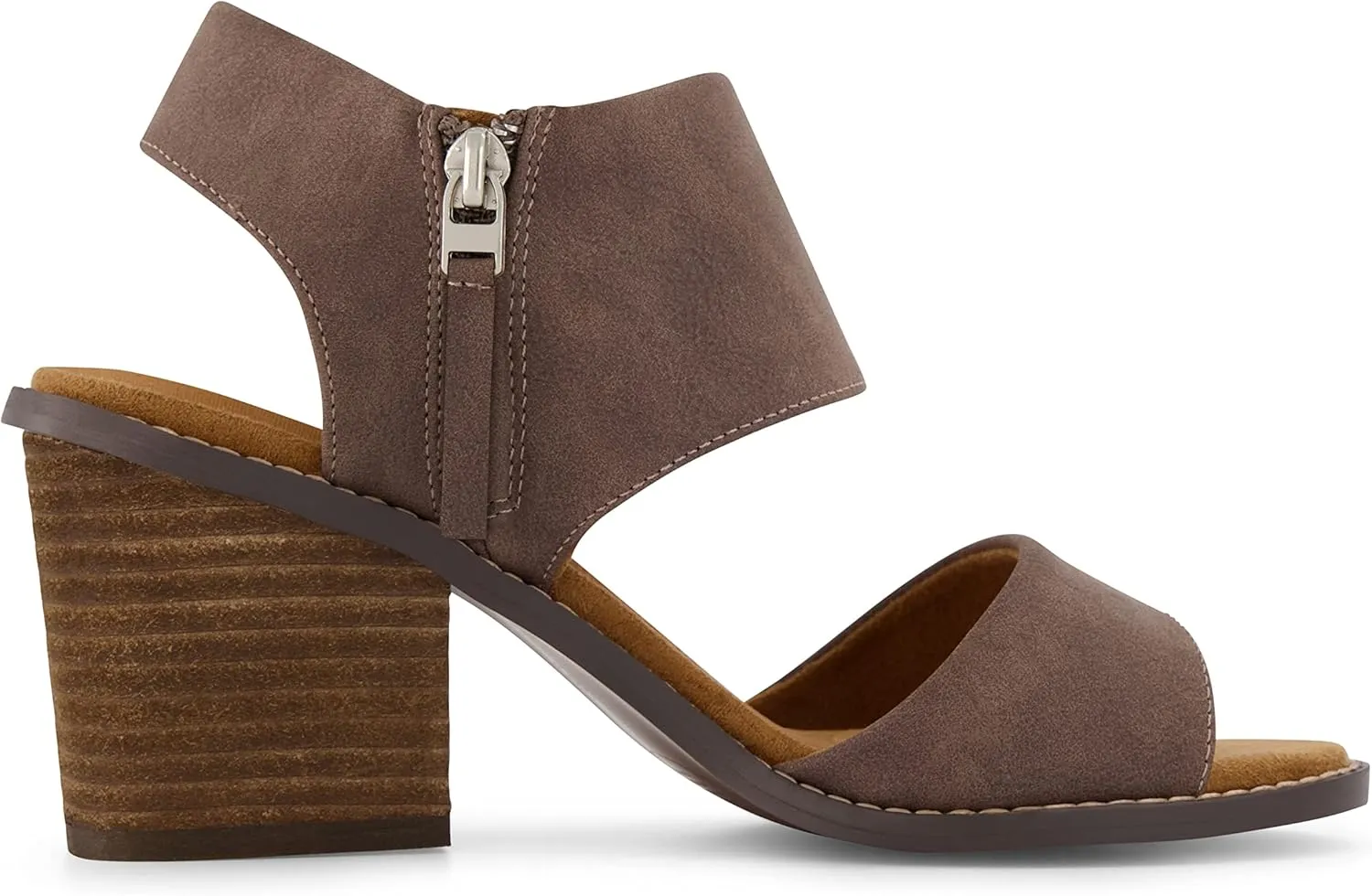 CUSHIONAIRE Women's Rosanna cut out sandal  Memory Foam and Wide Widths Available