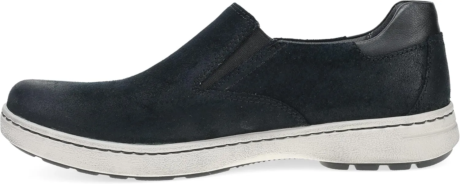 Dansko Trent Stylish Slip-On Sneaker for Men - Leather Linings for Breathability - Slip-Resistant Outsole