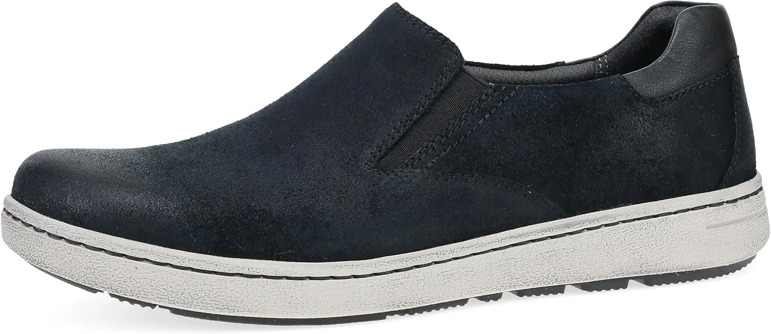 Dansko Trent Stylish Slip-On Sneaker for Men - Leather Linings for Breathability - Slip-Resistant Outsole