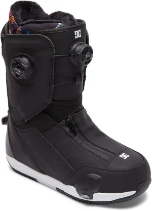 DC Step On Mora BOA Womens Snowboard Boots Black/Black/White 6.5