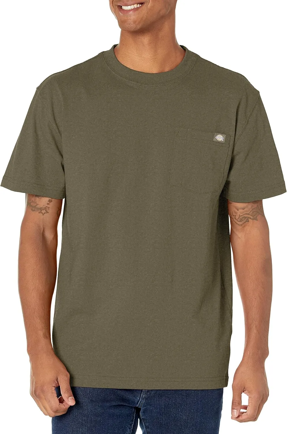 Dickies Men's Heavyweight Crew Neck Short Sleeve Tee