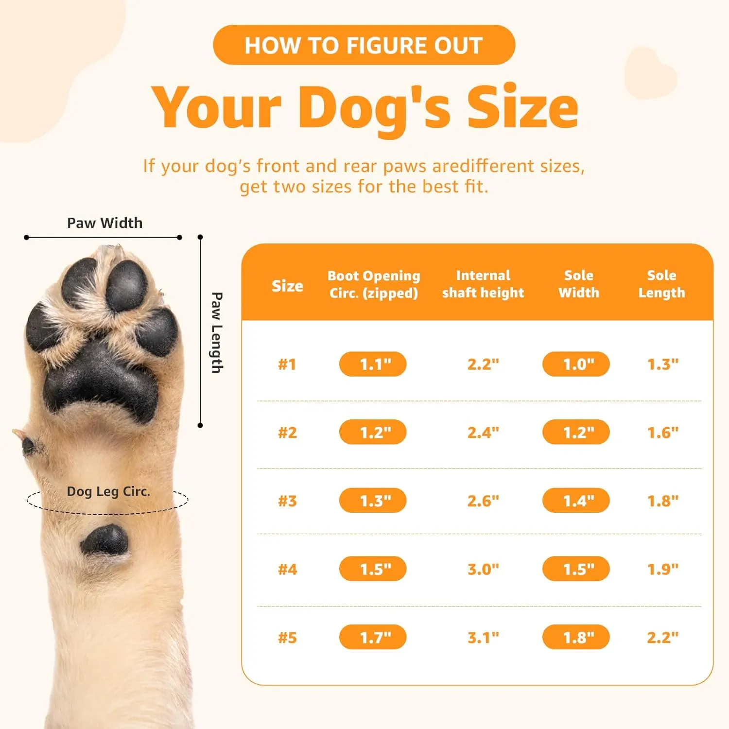 Dog Shoes Small Size Dogs - Dog Boots & Paw Protectors for Hot Pavement Winter Rain Snow, Waterproof Dog Booties with Reflective Strap for Outdoor Hiking Walking Running Training Size 5