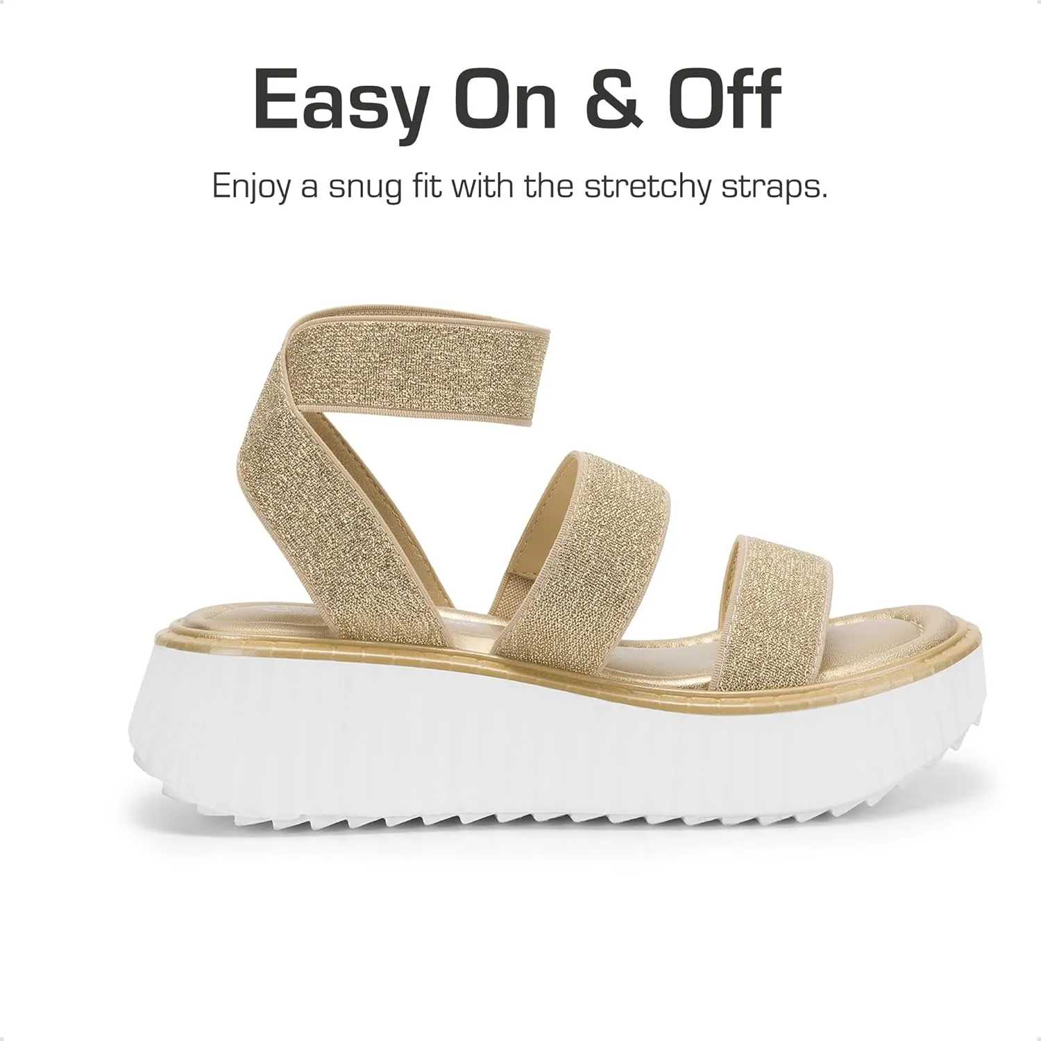 DREAM PAIRS Girls Flatform Wedge Open Toe Platform Summer Sandals with Buckle Ankle Strap for Little Kid/Big Kid