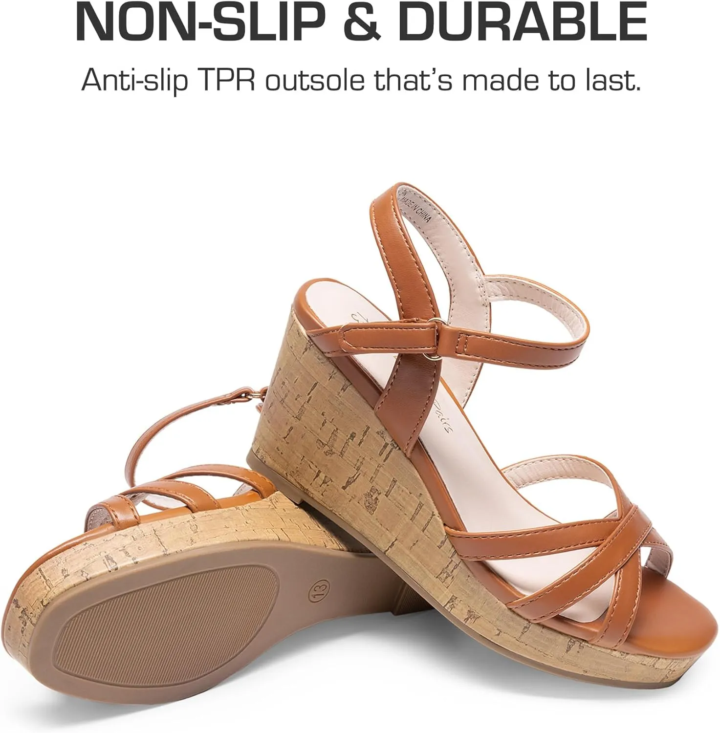 DREAM PAIRS Girls Wedge Sandals Flatform Open Toe Summer Platform Sandals Flower Wedding Party for Little Kid/Big Kid