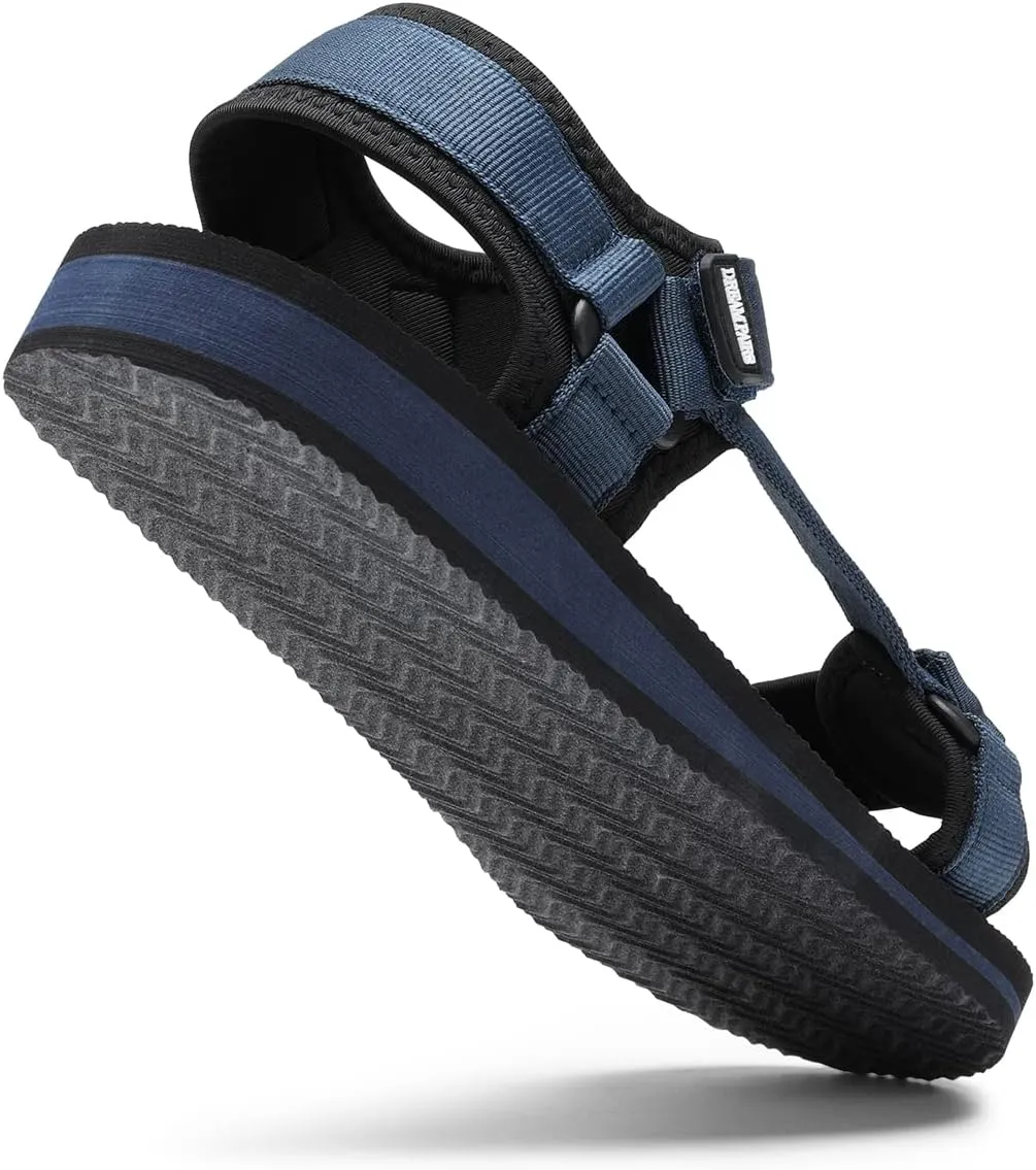 DREAM PAIRS Mens Sandals, Lightweght Outdoor Hiking Sandals Waterproof Athletic Sports Walking Water Sandals with Soft Eva Midsole for Beach Summer Vocation Travel Adventure