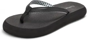 DREAM PAIRS Women's Arch Support Flip Flops Comfortable Soft Cushion Summer Beach Thong Sandals