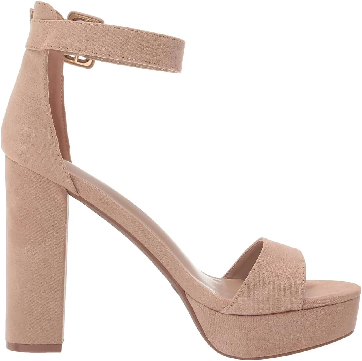 DREAM PAIRS Women's Hi-lo Heeled Sandal