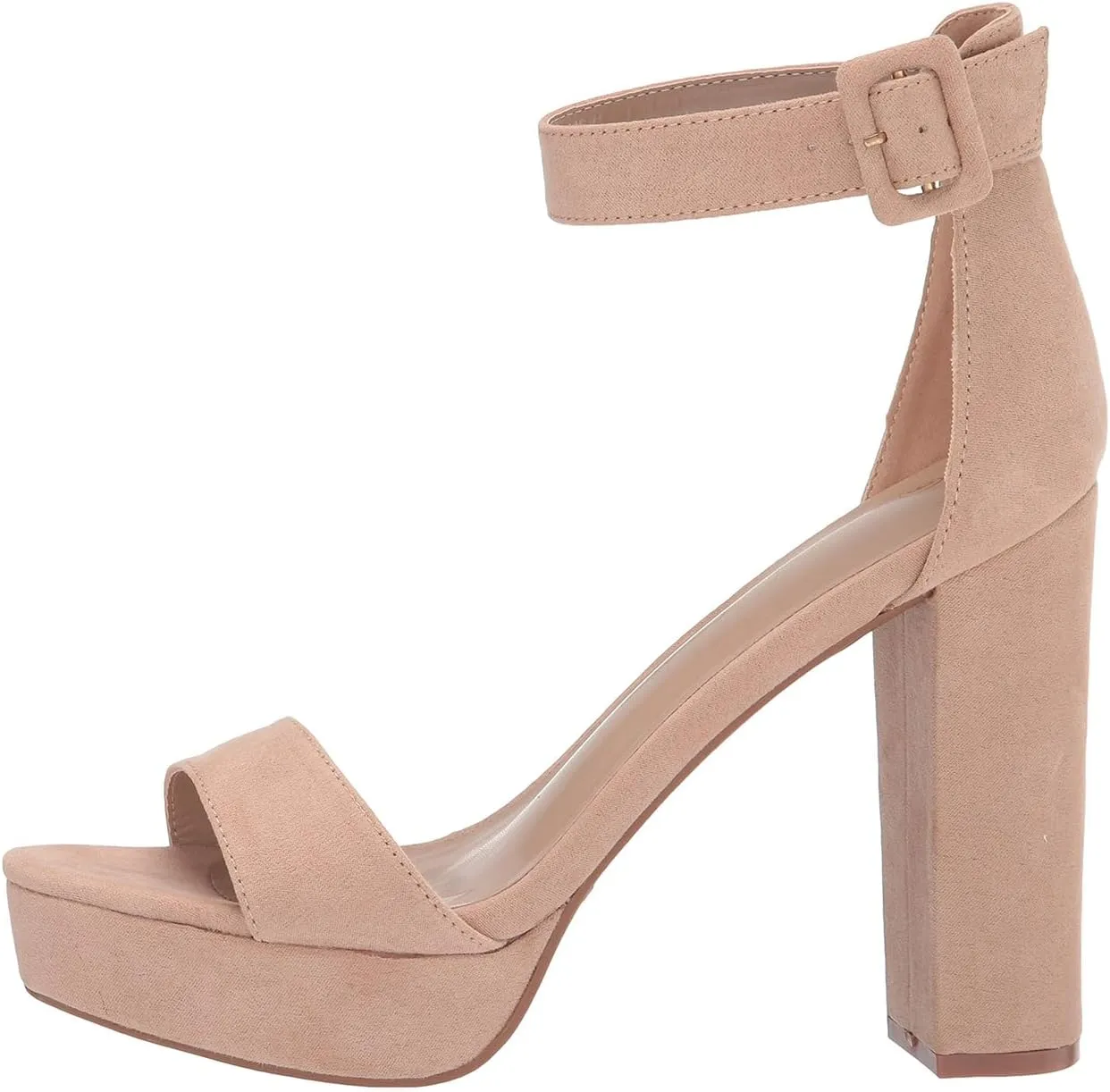 DREAM PAIRS Women's Hi-lo Heeled Sandal