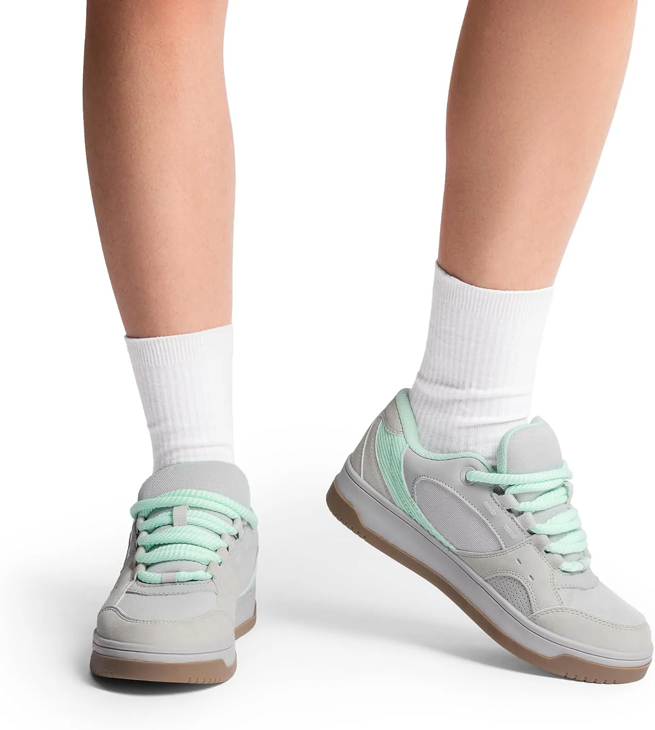 DREAM PAIRS Women's Skateboarding Shoes Low Top Walking Lace-Up Comfortable Casual Vivi Fashion Sneakers