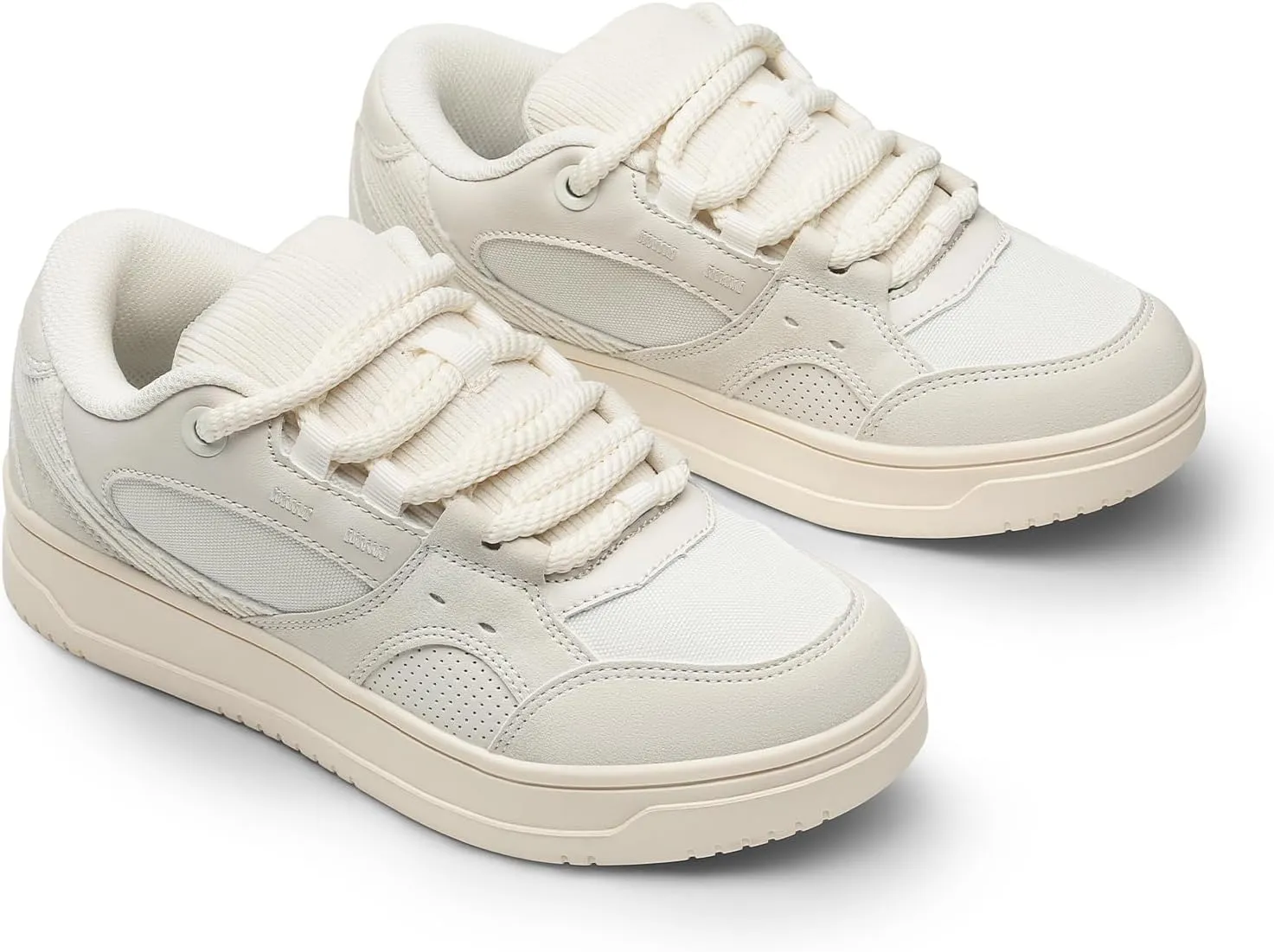 DREAM PAIRS Women's Skateboarding Shoes Low Top Walking Lace-Up Comfortable Casual Vivi Fashion Sneakers