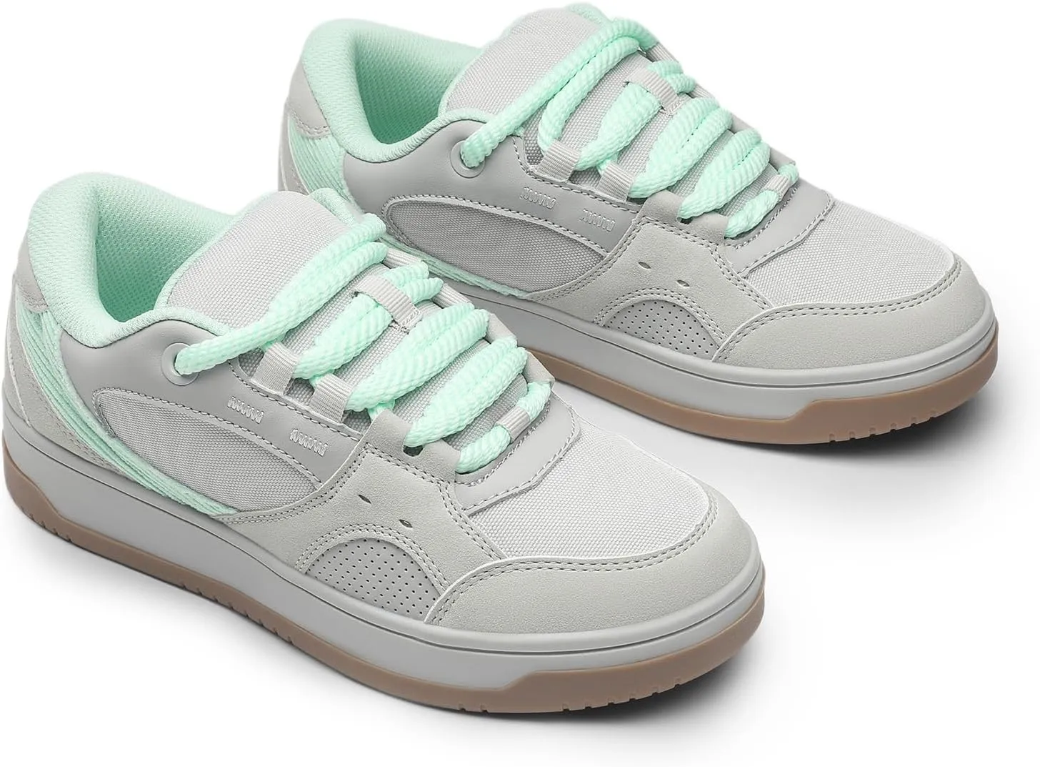 DREAM PAIRS Women's Skateboarding Shoes Low Top Walking Lace-Up Comfortable Casual Vivi Fashion Sneakers