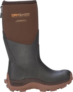 Dryshod Women's Haymaker Hi Hard Working Boots|Rubber | Waterproof | Brown |HAY-WH-BR