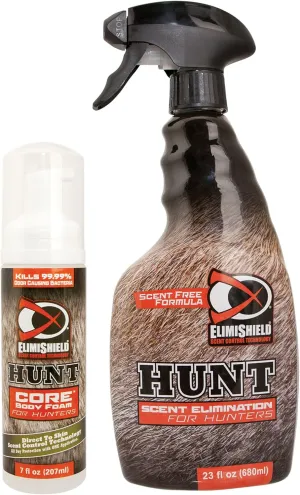 Elimishield Scent Free Hunt SE Spray   Core Combo Pack