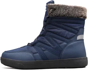 Eliogn Women's Snow Boots Winter Warm Plush Lining Non-slip Waterproof Outdoor Cotton Boots