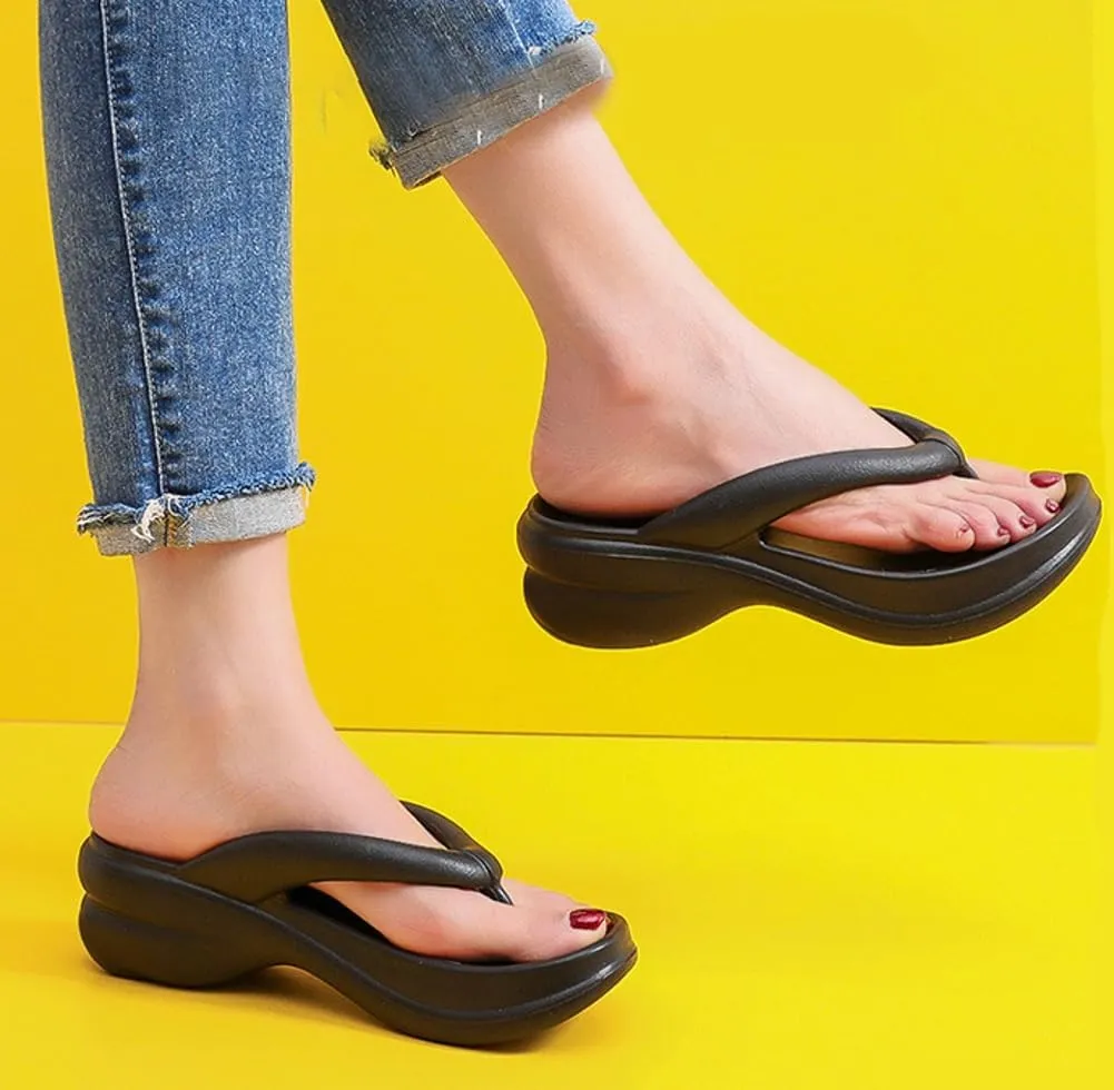 Epsion Women's Pillow Sandals Arch Support Recovery Sandal Flip Flops Soft Summer Beach Thong Slide Shoes
