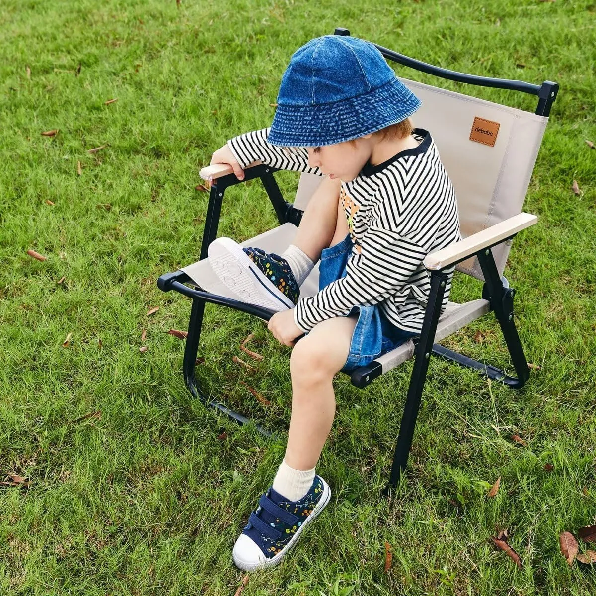EUXTERPA Kids Toddler Sneakers Boys Girls Canvas Shoes Walking Sneaker with Easy Fasten Strap